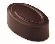 @ Gießform Praline | Pralinengießform 21 ovale Formen mit Rahmen-Relief