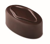 Gießform Praline | Pralinengießform 21 ovale Formen mit Kringel-Relief