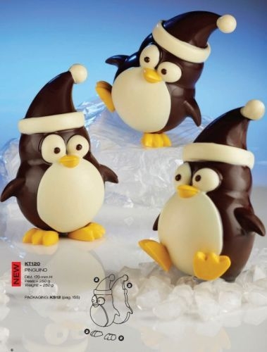 Giessform *Lustige Weihnachts-Pinguine* NEU 2002025 