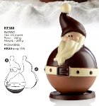 @ Gießform Weihnachtsmann mit Sockel (6 Teile für 2Stk)