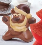 @ Gießform Weihnachtsbär 'Orsetto' als Stern (4 Teile für 2Stk)