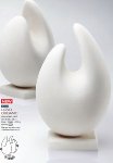 @ Gießform Ei 'Organic' mit Sockel (6 Teile für 2 Stk)
