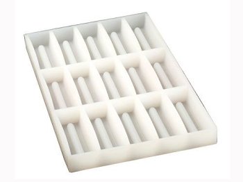 Silikon-Matte | -Form 15 längliche Formen glatt (17,5x28,5cm)