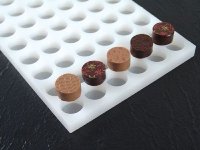 @ Silikon-Matte | Gießform Praline | Pralinengießform 54 runde Formen 3-D
