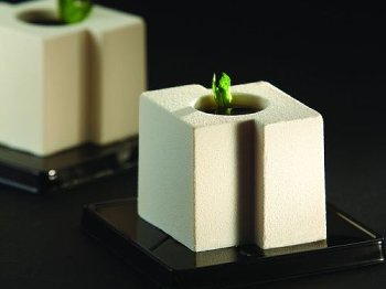 Silikon-Matte | -Form 24 Quadrate | Vierecke mit Loch 'Tekno' (60x40cm)