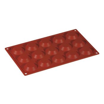 Silikon-Matte | -Form 15 Tartelettes, sehr konisch (1/3GN= 17,5x30cm)