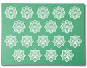 @ Silikon-Matte | -Form mit Relief | Reliefmatte für Tortendekore Motiv 02