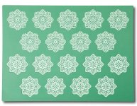 @ Silikon-Matte | -Form mit Relief | Reliefmatte für Tortendekore Motiv 02