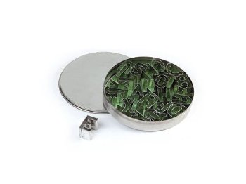 @ Ausstecher-Satz Buchstaben | Alphabet glatt 26-tlg