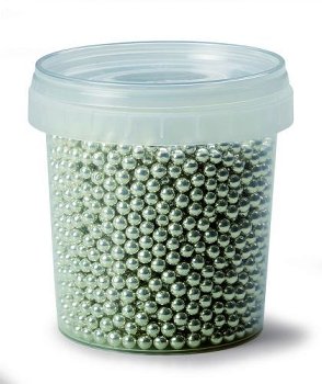 Dekor-Zuckerperlen silber klein (120g)