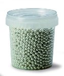 Dekor-Zuckerperlen klein silber 'Argento' (120g)