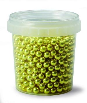 @ Dekor-Zuckerperlen gold groß (120g)