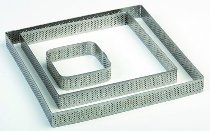 @ Torten- | Tartes- | Dessert-Ring Quadrat | Viereck mikrogelocht 150/150/20
