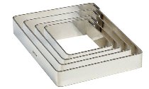 @ Torten- | Tartes-Ring | Backrahmen Quadrat | Viereck 160/160/20