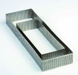 @ Torten- | Tartes- | Dessert-Ring Rechteck mikrogelocht 290/90/35