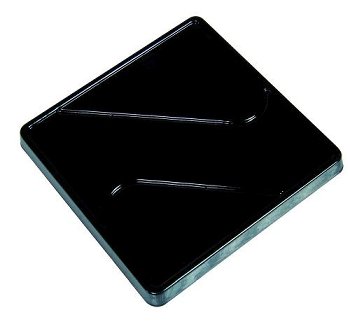 @ Papp-Tortenunterlagen | -Scheiben schwarz quadratisch | viereckig L8,5xB8,5cm (250 Stk)