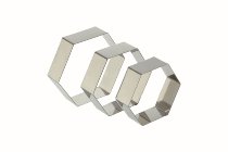 Torten- | Tartes- | Dessert-Ring Sechseck 160/50