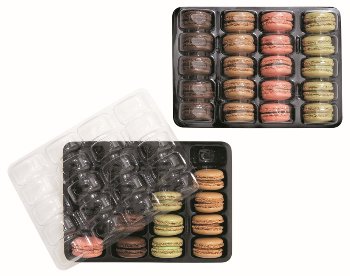 @ Macaron-Verpackung für 20 Stk (100STK)