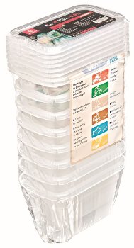 @ Gastro-Dose | GN-Behälter 'Modulus' 1/9 GN | 0,8 Liter (8 Stk)
