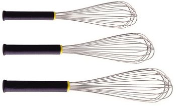 @ Handschnee- | Rührbesen 3-er Set 30 + 35 + 40 cm