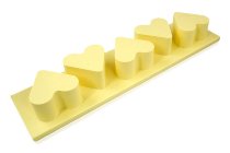 Patisserie- | Dessert-Auswerfer 5 Herz-Formen 'Patis Rapide'