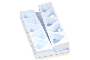 Patisserie- | Dessert-Formplatte 10 Herz-Formen 'Patis Rapide'