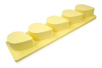 @ Patisserie- | Dessert-Auswerfer 5 Tropfen-Formen 'Patis Rapide' 87/55/40