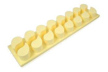 Patisserie- | Dessert-Auswerfer 16 Komma- | Flammen-Formen 'Patis Rapide' 55/35/35
