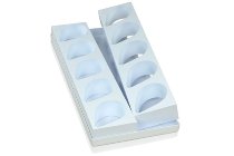 Patisserie- | Dessert-Formplatte 48 Tropfen-Formen 'Patis Rapide' 50/35/25