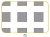 Schablone Quadrat Groß