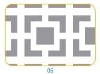 Schablone Quadrat Phantasie