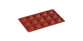 Silikon-Matte | -Form 15 Pyramiden (1/3GN= 17,5x30cm)