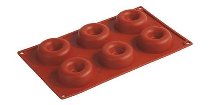 Silikon-Matte | -Form 6 Savarins (1/3GN= 17,5x30cm)