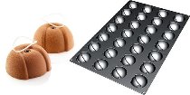 @ Silikon-Matte | -Form 28 Runde Formen | Kuppelformen | 'Eclipse' (60x40cm)
