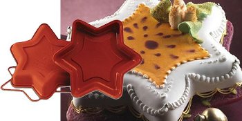@ Silikon-Matte | -Form | Einzel- | Kuchenform Stern 'Star'