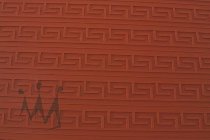 @ Silikon-Matte mit Relief für Tortendekore 'Griechisch klein' rot