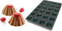 @ Silikon-Matte | -Form 24 runde Formen | Brioche | Briochette (60x40cm)