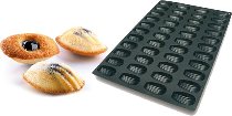 Silikon-Matte | -Form 44 Madeleines | Bärentatzen | Muscheln (60x40cm)