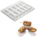 @ Kit Silikon-Matte|-Form Verband | Set für 12 Eis am Stiel |Stieleis Schokoladentafel 'Choco Stick'