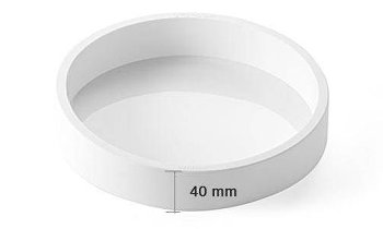 @ Silikon-Matte | -Form | Einzel- | Kuchenform rund glatt 200/40 'Tor'