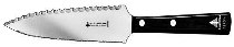 Tortenmesser 18cm doppelseitig feine Säge/Welle
