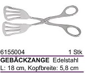 @ Gebäckzange B5,8cm L18cm