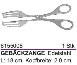 @ Gebäckzange L18cm, B2cm