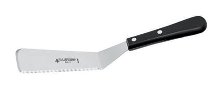@ Kuchenheber mit Wellenschliff auf einer Seite 17cm