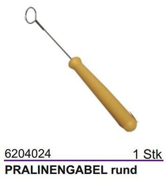 Pralinengabel rund, D18mm