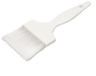 Flachpinsel | Gebäckpinsel 30mm, weiße Borsten
