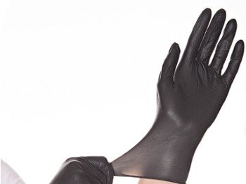 Latex-Handschuhe Gr.XL, schwarz