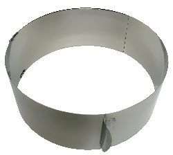 Tortenring verstellbar 20-30cm, Edelstahl