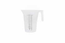 @ Messbecher 2 Liter, Stapelbar mit offenem Griff