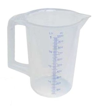 Messbecher 3 Ltr. Kunststoff Polypropylen